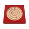 Red Wooden Education Labyrinth Maze Toy Game for Children Memory Advance Learning. 3d Rendering