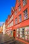 Red wooden houses, Bergen Bryggen