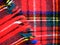 Red Wool Tartan Fabric