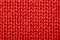 Red woolen texture