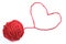 Red Yarn Heart