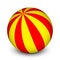 Red and yellow ball