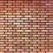 Red yellow beige tan fine brick wall texture background, large detailed closeup