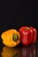 Red and Yellow bell peppers