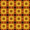 Red and yellow check pattern, tartan