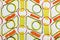 Red and yellow geometric pattern