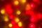 Red and yellow holiday bokeh. Abstract Christmas background