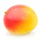 Red-yellow mature mango isolated on a white