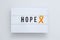 Red-yellow ribbon as symbol awareness of World hepatitis day on lightbox