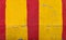 Red and yellow striped road barrier texture