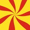 red and yellow united colors on stripe ray background style