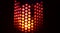 Red and yellowish glowing lights pattern photo