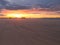 Redcar beach sunset