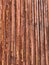 Reddish rusty corrugated tin wall