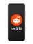 Reddit logo icon on smartphone screen