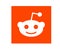 Reddit social media icon Abstract Symbol Vector