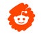 Reddit social media icon Logo Abstract Symbol Vector