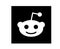 Reddit social media icon Logo Abstract Symbol Vector