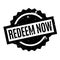 Redeem Now rubber stamp