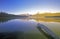 Redfish Lake and Sawtooth Mountains at Sunrise, Idaho