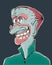 Redhair Weird Man Caricature Portrait