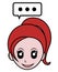 Redhead cartoon