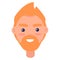 Redhead Male Character Avatar Userpic Illustration