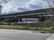 Redmond, WA USA - circa March 2021: View of a U-Haul moving truck on the freeway on a sunny day