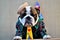 The redneck english bulldog in the licking stall