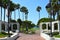 REDONDO BEACH, CALIFORNIA - 10 SEP 2021: Memorial to the Armed services at Veterans Park, honoring all past, present and future