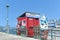 REDONDO BEACH, CALIFORNIA - 10 SEP 2021: Whale Watching and Nature Tours Ticket booth on the Pier