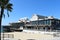 REDONDO BEACH, CALIFORNIA - 15 SEPT 2021: Redondo Landing on Fishermans Wharf on the Pier