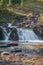 Redrock Falls.Glacier National Park.Montana.USA