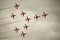 The reds, The Red Arrows, RAF Hawk T1a jet