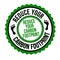 Reduce carbon footprint grunge rubber stamp