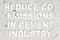 Reduce CO2 production in cement Industry and emissions in atmosphere - low-carbon cement production concept with a portland