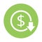 Reduce costs button icon