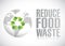 Reduce food waste illustration design