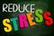 Reduce stress conceptual words on blackboard