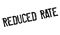 Reduced Rate rubber stamp