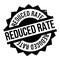 Reduced Rate rubber stamp