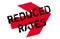 Reduced Rates rubber stamp