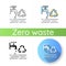 Reducing water use icon