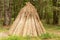 Reed stack drying for roofing