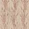 Reeds in wetland plants - decorative pattern - Interior wallpaper - seamless background