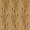 Reeds in wetland plants - Pattern of the decorative background - Interior wallpaper -  leather texture