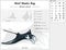 Reef manta ray infographic template