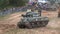 Reenactment show, world war two american sherman tank