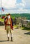 Reenactor at  the historic  Fort Ticonderoga in Upstate New York