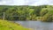 Reeth Suspension Bridge Yorkshire Dales UK